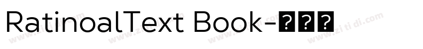 RatinoalText Book字体转换